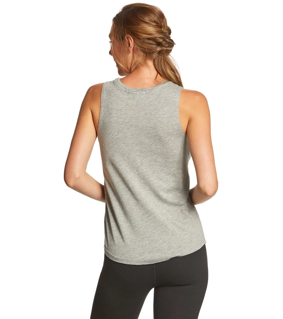 Spiritual Gangster SG Script Muscle Tank Heather Grey CLOTHING 5 Spiritual Gangster SG Script Muscle Tank Heather Grey CLOTHING