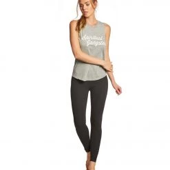 Spiritual Gangster SG Script Muscle Tank Heather Grey CLOTHING 11 Spiritual Gangster SG Script Muscle Tank Heather Grey CLOTHING