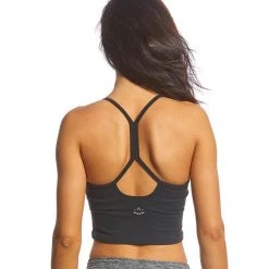Beyond Yoga Slim Racerback Cropped Tank Jet Black CLOTHING 13 Beyond Yoga Slim Racerback Cropped Tank Jet Black CLOTHING