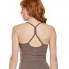 CLOTHING Beyond Yoga Slim Racerback Cropped Tank Terra Leather 1 CLOTHING Beyond Yoga Slim Racerback Cropped Tank Terra Leather