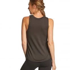 Spiritual Gangster SG Varsity Muscle Tank Vintage Black CLOTHING