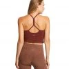 Beyond Yoga Slim Racerback Cropped Tank Red Rock CLOTHING