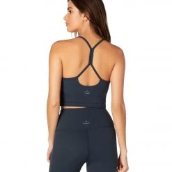 Beyond Yoga Slim Racerback Cropped Tank Nocturnal Navy