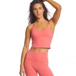 Beyond Yoga Slim Racerback Cropped Tank Heatwave