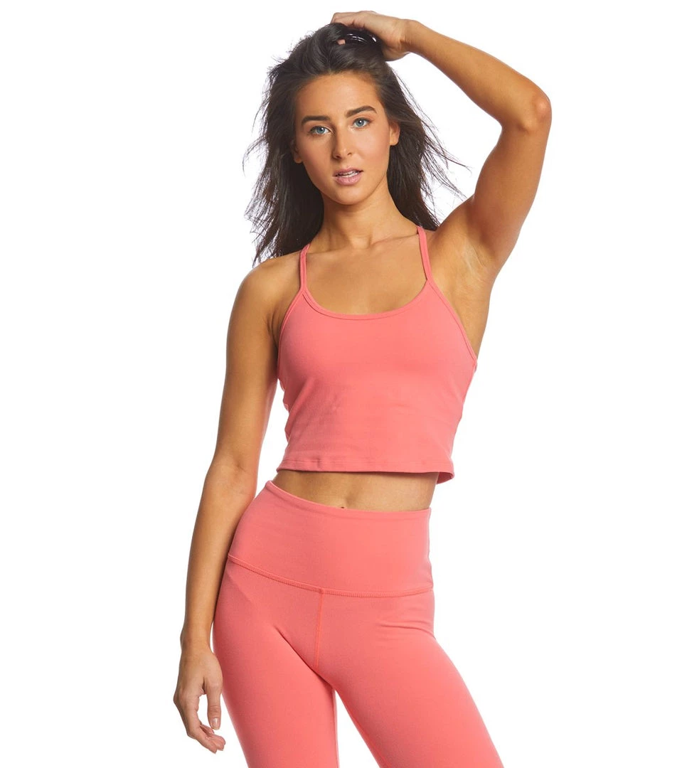 Beyond Yoga Slim Racerback Cropped Tank Heatwave 4 Beyond Yoga Slim Racerback Cropped Tank Heatwave