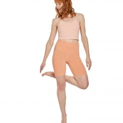 Beyond Yoga Slim Racerback Cropped Tank Coral Dust CLOTHING