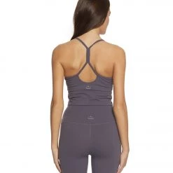 Beyond Yoga Slim Racerback Cropped Tank Deep Amethyst CLOTHING