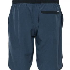 Vuori Men's Banks Shorts Azure Linen Texture