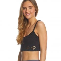 Free People Movement Berkinette Crochet Cami Black CLOTHING 9 Free People Movement Berkinette Crochet Cami Black CLOTHING
