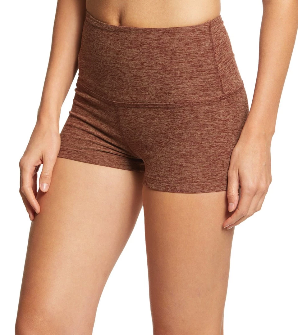 CLOTHING Beyond Yoga Spacedye Circuit High Waisted Short Shorts Red Rock/Tumbleweed 4 CLOTHING Beyond Yoga Spacedye Circuit High Waisted Short Shorts Red Rock/Tumbleweed