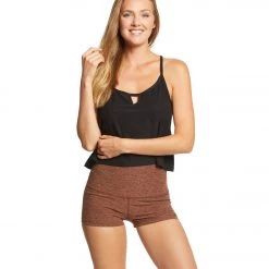 CLOTHING Beyond Yoga Spacedye Circuit High Waisted Short Shorts Red Rock/Tumbleweed 11 CLOTHING Beyond Yoga Spacedye Circuit High Waisted Short Shorts Red Rock/Tumbleweed