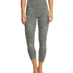 Beyond Yoga Jungle Fern Spacedye High Waisted Yoga Capris
