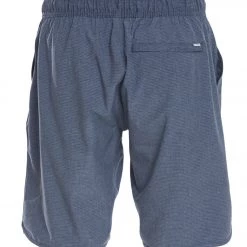 Vuori Men's Banks Shorts Navy Engineered Stripe