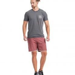 CLOTHING Vuori Men's Banks Shorts Amber Linen Texture