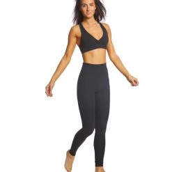 Beyond Yoga Patch Me Up High Waisted Midi Yoga Leggings Darkest Night CLOTHING 11 Beyond Yoga Patch Me Up High Waisted Midi Yoga Leggings Darkest Night CLOTHING