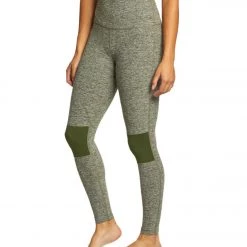 Beyond Yoga Patch Me Up High Waisted Midi Yoga Leggings Jungle Palm Rainwash CLOTHING