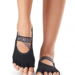 Toesox Mia Half-Toe Yoga Grip Socks Lady 7 Toesox Mia Half-Toe Yoga Grip Socks Lady