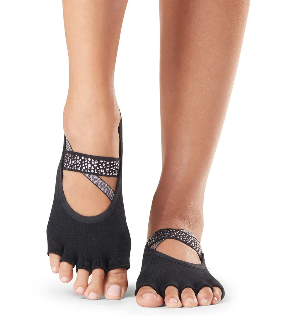 Toesox Mia Half-Toe Yoga Grip Socks Lady 4 Toesox Mia Half-Toe Yoga Grip Socks Lady