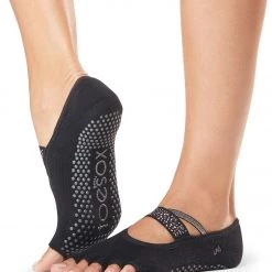 Toesox Mia Half-Toe Yoga Grip Socks Lady 9 Toesox Mia Half-Toe Yoga Grip Socks Lady
