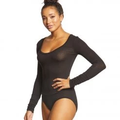 CLOTHING Free People Bodysuit Easy Peasy Black 9 CLOTHING Free People Bodysuit Easy Peasy Black