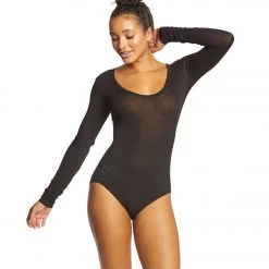 CLOTHING Free People Bodysuit Easy Peasy Black 11 CLOTHING Free People Bodysuit Easy Peasy Black