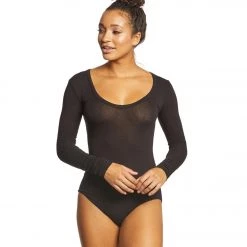 CLOTHING Free People Bodysuit Easy Peasy Black 13 CLOTHING Free People Bodysuit Easy Peasy Black