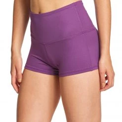 CLOTHING Mika Yoga Wear Bella High Waist Yoga Shorts Indigo