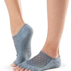 Toesox Luna Half-Toe Yoga Grip Socks Icicle ACCESSORIES