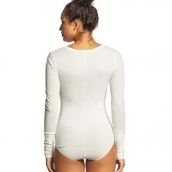 Free People Bodysuit Easy Peasy Ivory CLOTHING 10 Free People Bodysuit Easy Peasy Ivory CLOTHING