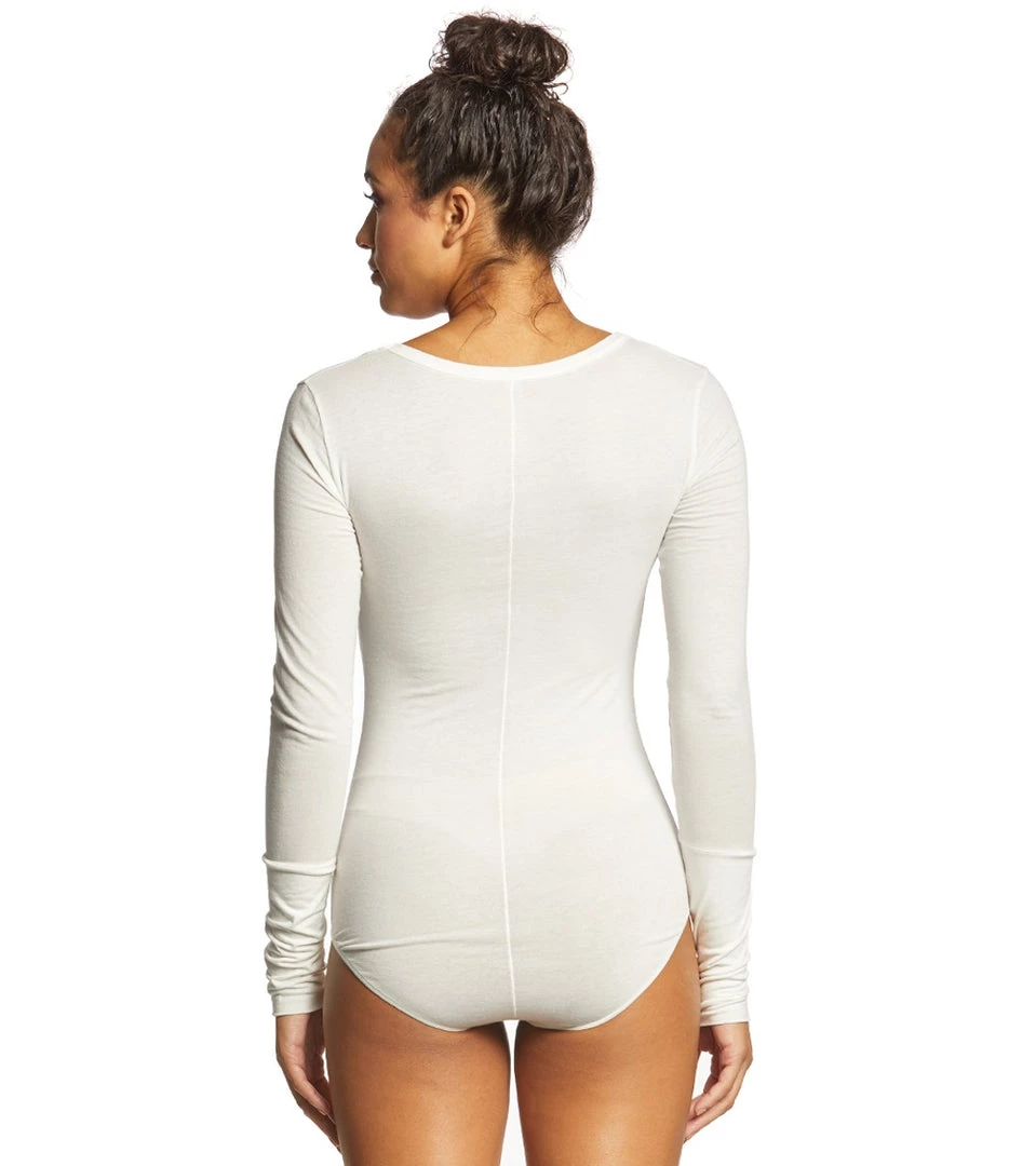 Free People Bodysuit Easy Peasy Ivory CLOTHING 5 Free People Bodysuit Easy Peasy Ivory CLOTHING