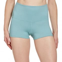 Mika Yoga Wear Bella High Waist Yoga Shorts Seaglass