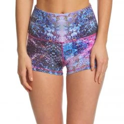 Mika Yoga Wear Bella High Waist Yoga Shorts Milky Way CLOTHING