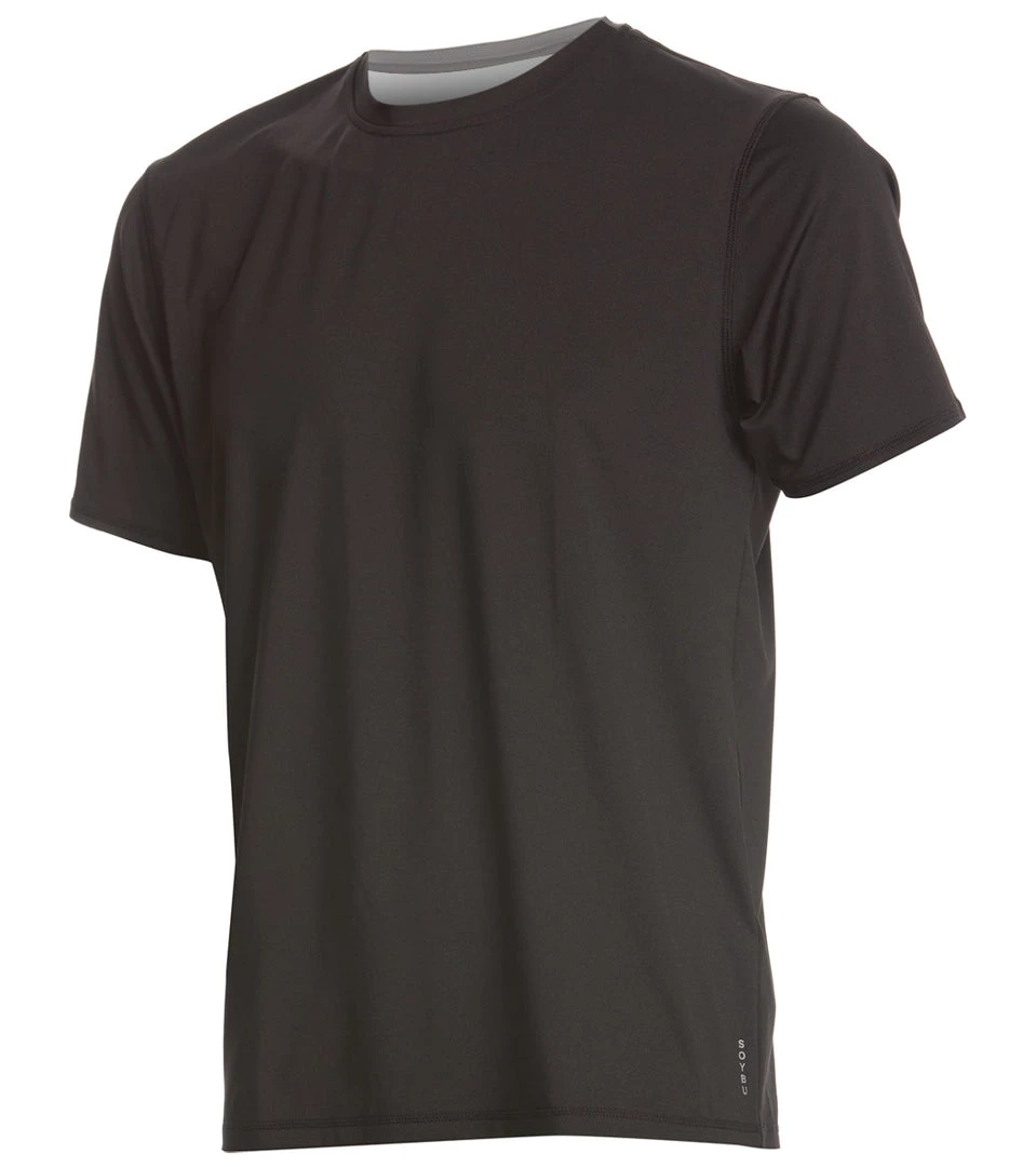 CLOTHING Soybu Men's Levity Short Sleeve Tee Black 4 CLOTHING Soybu Men's Levity Short Sleeve Tee Black