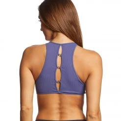 CLOTHING Free People Chalice Seamless Bra Blue Moon