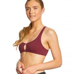 CLOTHING Free People Chalice Seamless Bra Merlot