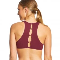 CLOTHING Free People Chalice Seamless Bra Merlot