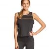 Marika Flounce Yoga Crop Top