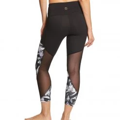 Balance Collection Nola Yoga Capris With Pockets Purple Rose Tropic