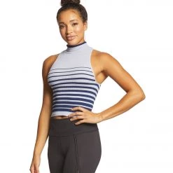 Free People High Five Seamless Top Sky CLOTHING