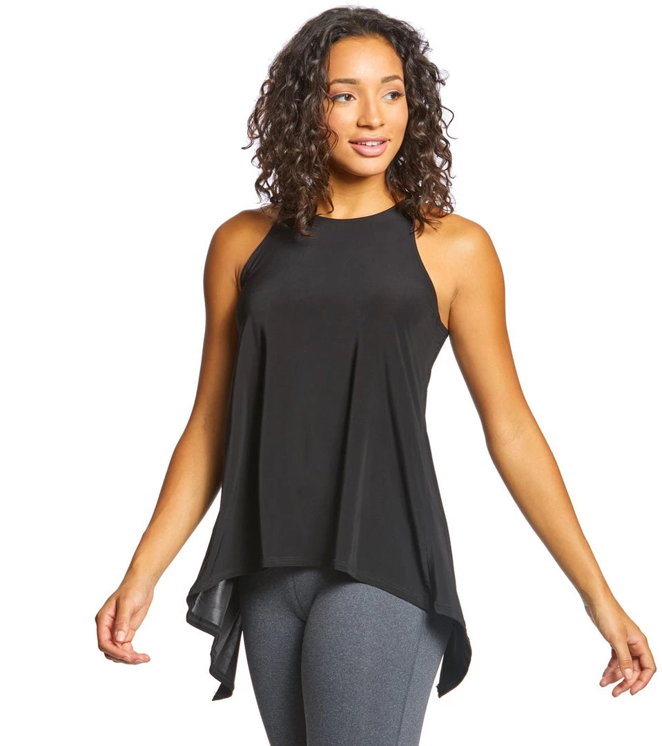 CLOTHING Onzie Tie Back Tank Black 5 CLOTHING Onzie Tie Back Tank Black