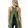 CLOTHING Onzie Tie Back Tank Olive Twist