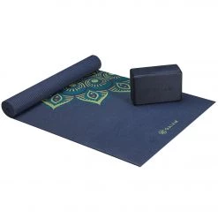 Gaiam Cushion & Support Yoga Kit Midnight Capri YOGA MATS & PROPS