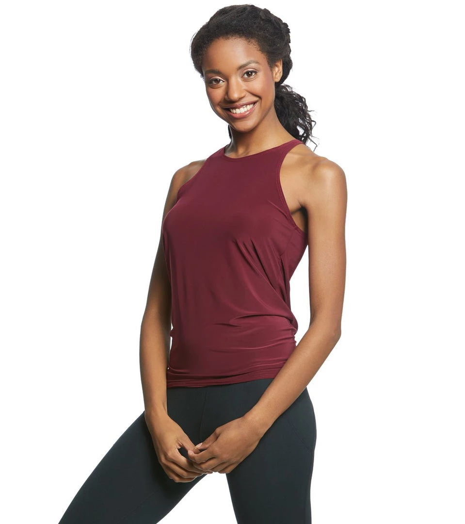 Onzie Tie Back Tank Burgundy CLOTHING 5 Onzie Tie Back Tank Burgundy CLOTHING