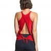 Onzie Tie Back Tank Red 2 Onzie Tie Back Tank Red