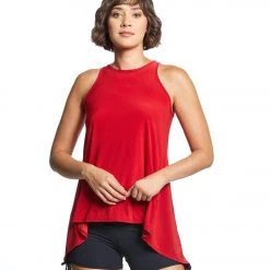Onzie Tie Back Tank Red