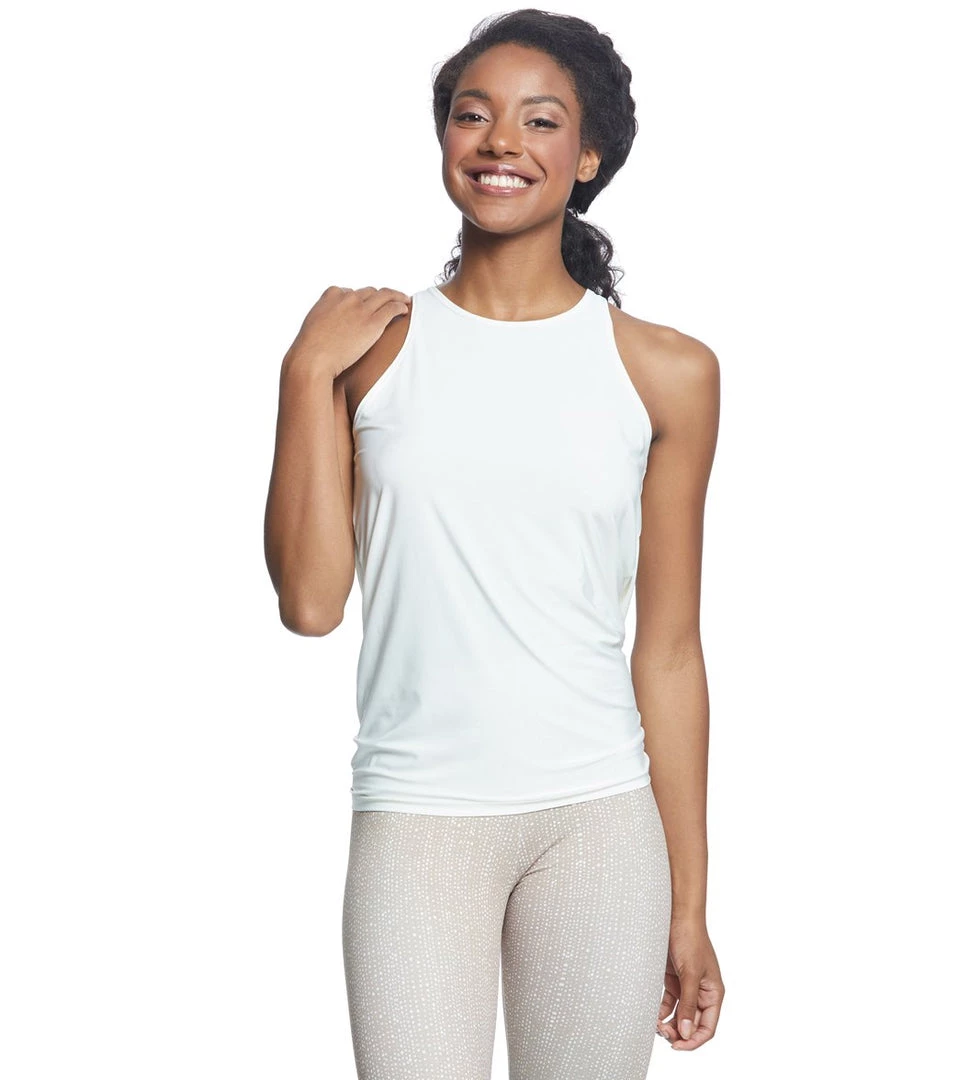 Onzie Tie Back Tank Vanilla CLOTHING 4 Onzie Tie Back Tank Vanilla CLOTHING