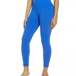 CLOTHING DYI Take Control High Waisted 7/8 Yoga Leggings Azure Blue