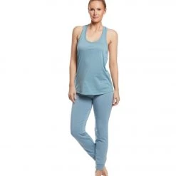 CLOTHING Beyond Yoga Cozy Fleece Lounge Around Midi Joggers Blue Crush