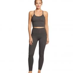 Beyond Yoga High Waisted 7/8 Yoga Leggings Heather Gray