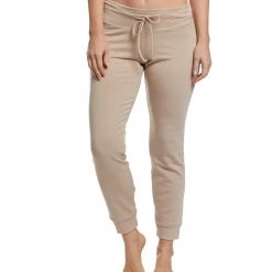Beyond Yoga Cozy Fleece Lounge Around Midi Joggers Tiki Tan